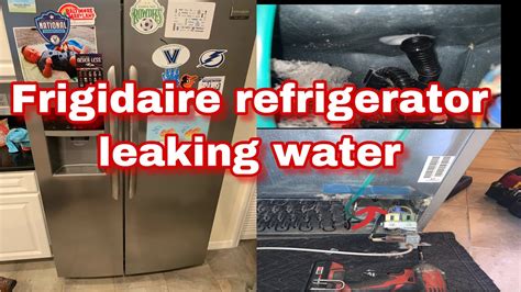 frigidaire leaking water|Frigidaire Refrigerator leaking water